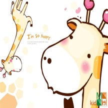 Tranh dán tường Hàn Quốc 3d cho bé cực đẹp tại Hà Nội Kid-005